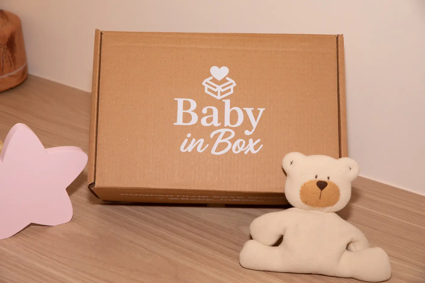Caixa Baby in Box em um quarto de bebê